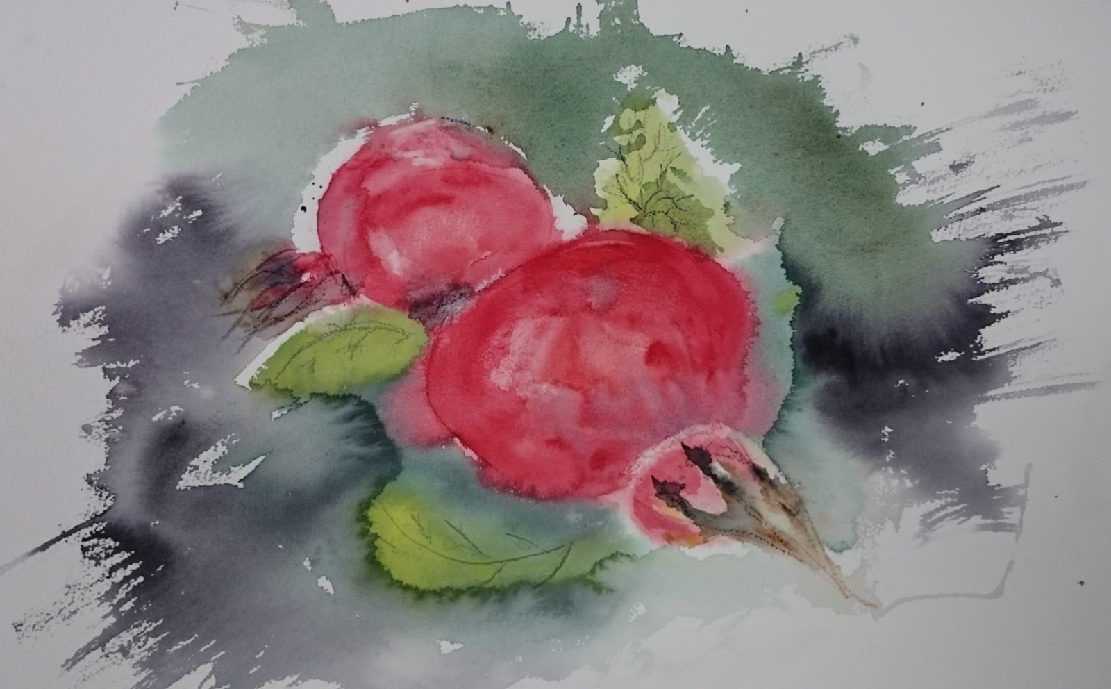 kuva taideteoksesta, jonka nimi Ruusunmarjat